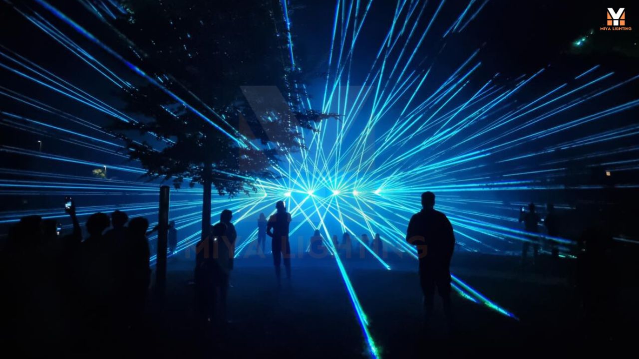 New Year’s Eve Laser Show with Outdoor Lasers for Events