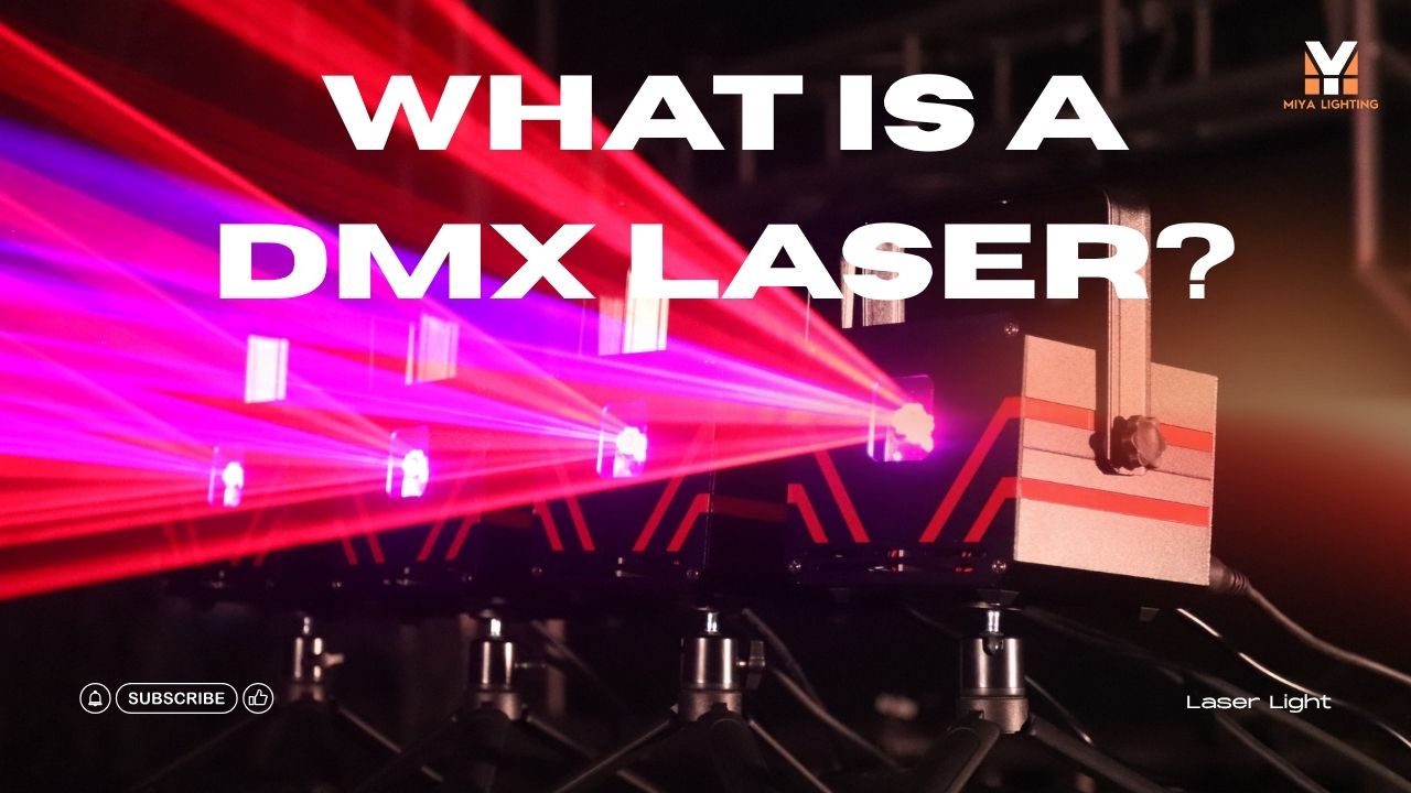 What Is a DMX Laser? A Simple Guide to Pro Laser Shows with MIYA Mini Cube