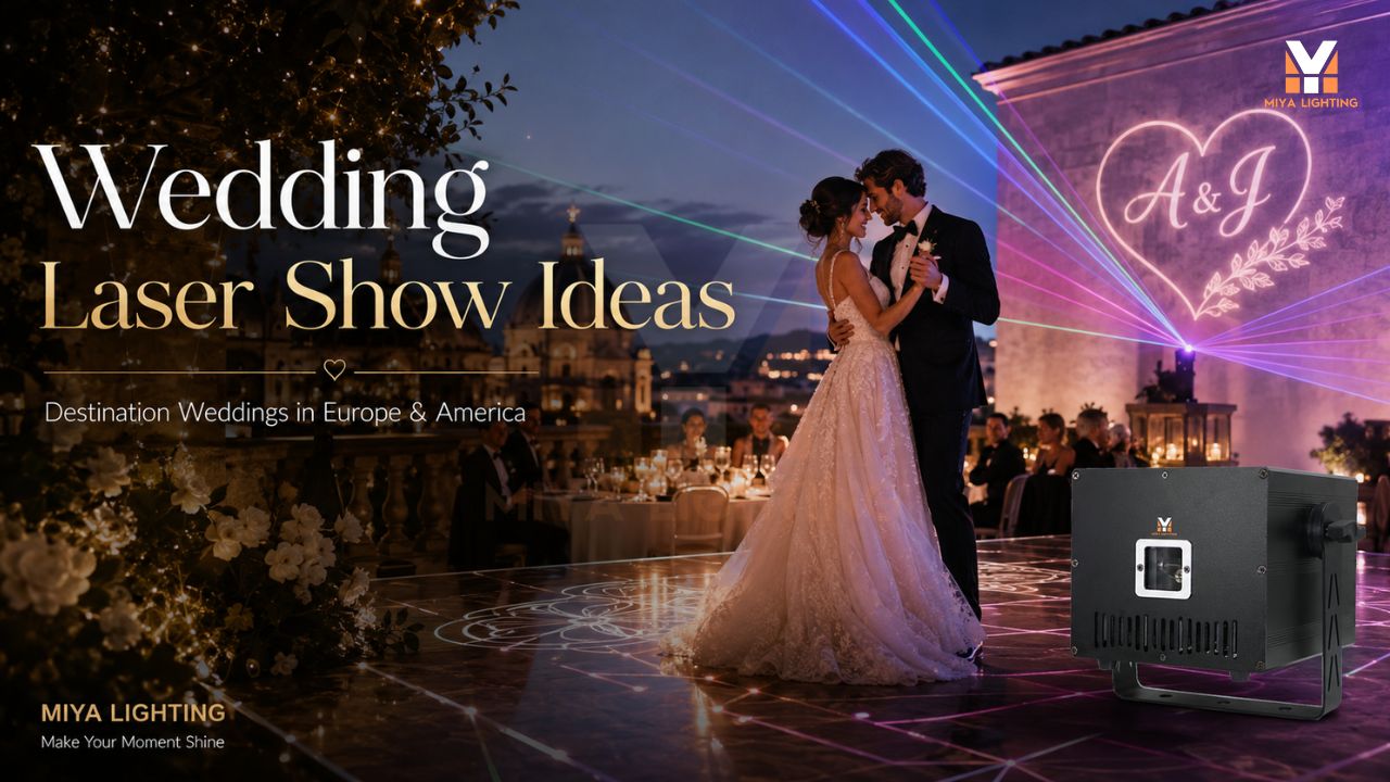 Wedding Laser Show Ideas for Destination Weddings in Europe and America