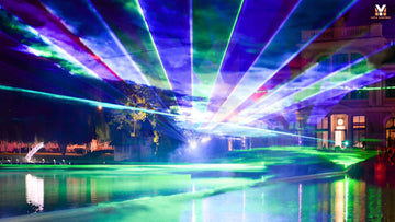How Outdoor Laser Light From MIYA Is Revolutionizing Park Landmark Night Shows