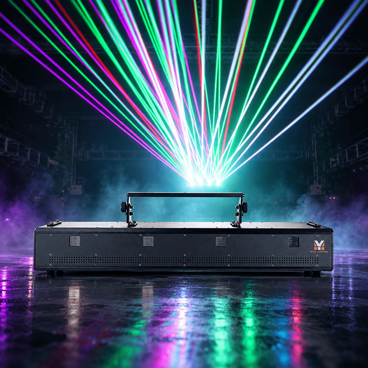 4 Eye 2w/5w Laser Beam RGB M4 Laser Lights Animation Disco Lights for Party Club Lighting
