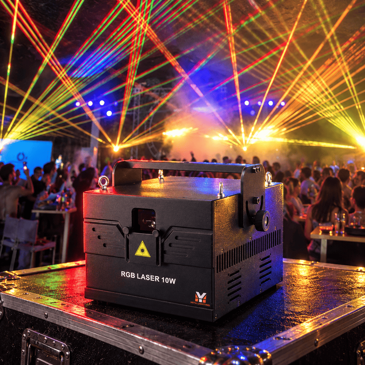 M660 5W RGB Club Laser Lights 30KPPS ILDA DMX Animation Projector with E-STOP