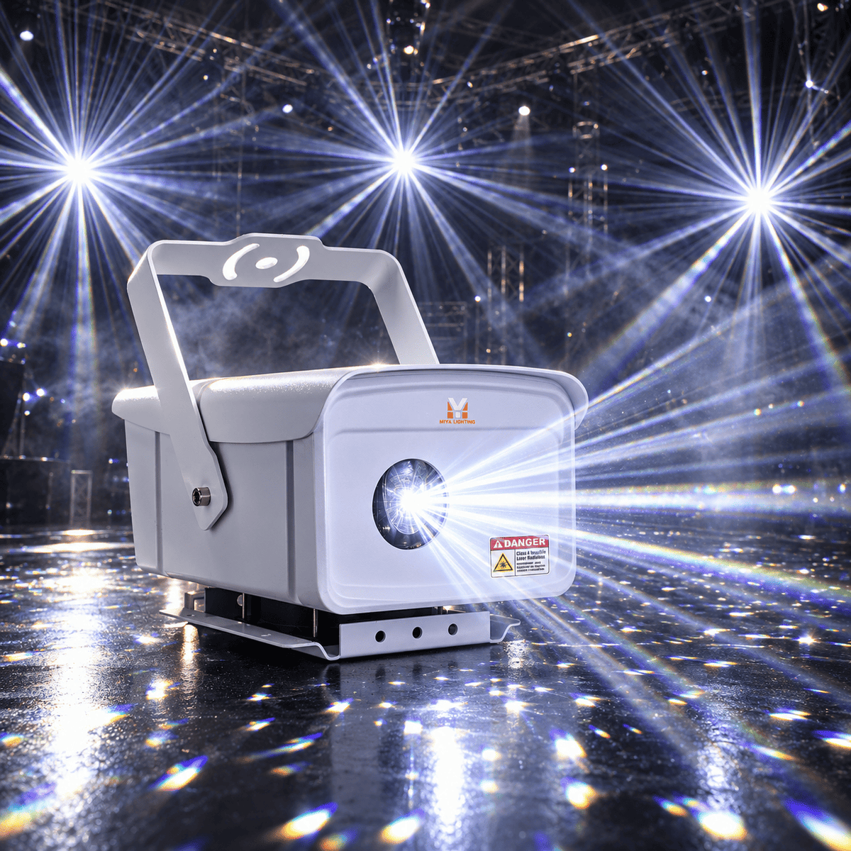 MA1-White 6W/9W Firefly Laser Light IP66 Outdoor Christmas Light Projector