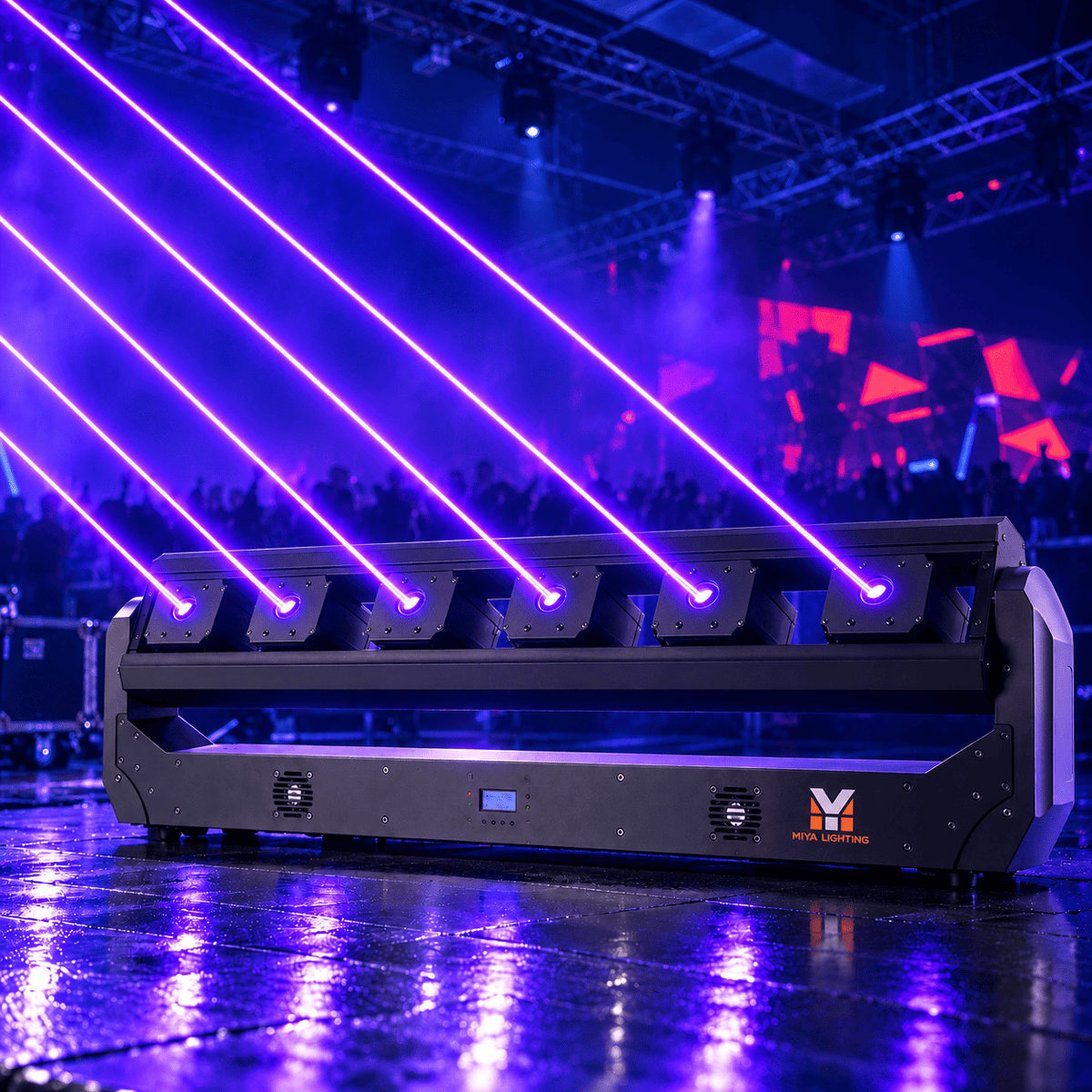 300mw*6pcs Lasers Stage Moving Head Beam Bar Light RGBW DMX DJ Disco Party Club Lighting
