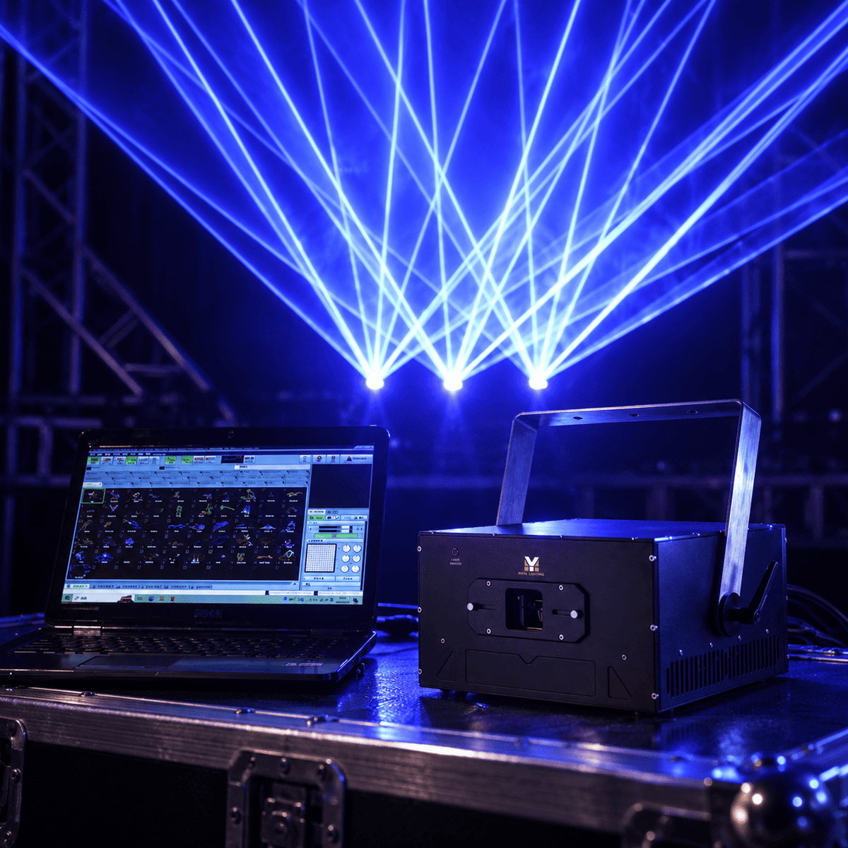 MY5-F Series Professional 18W RGB Laser Light with FB4 Controller