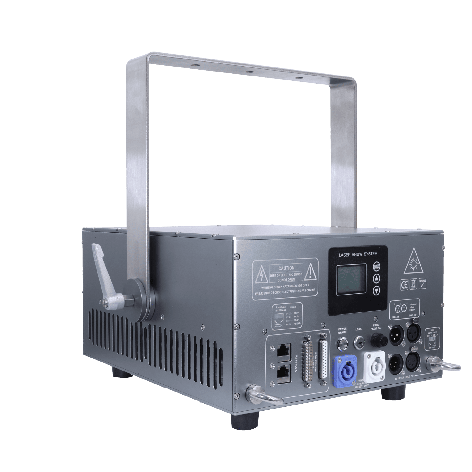 MY4-A 20W RGB Laser Projector with APP Control for Stage Event Lighting