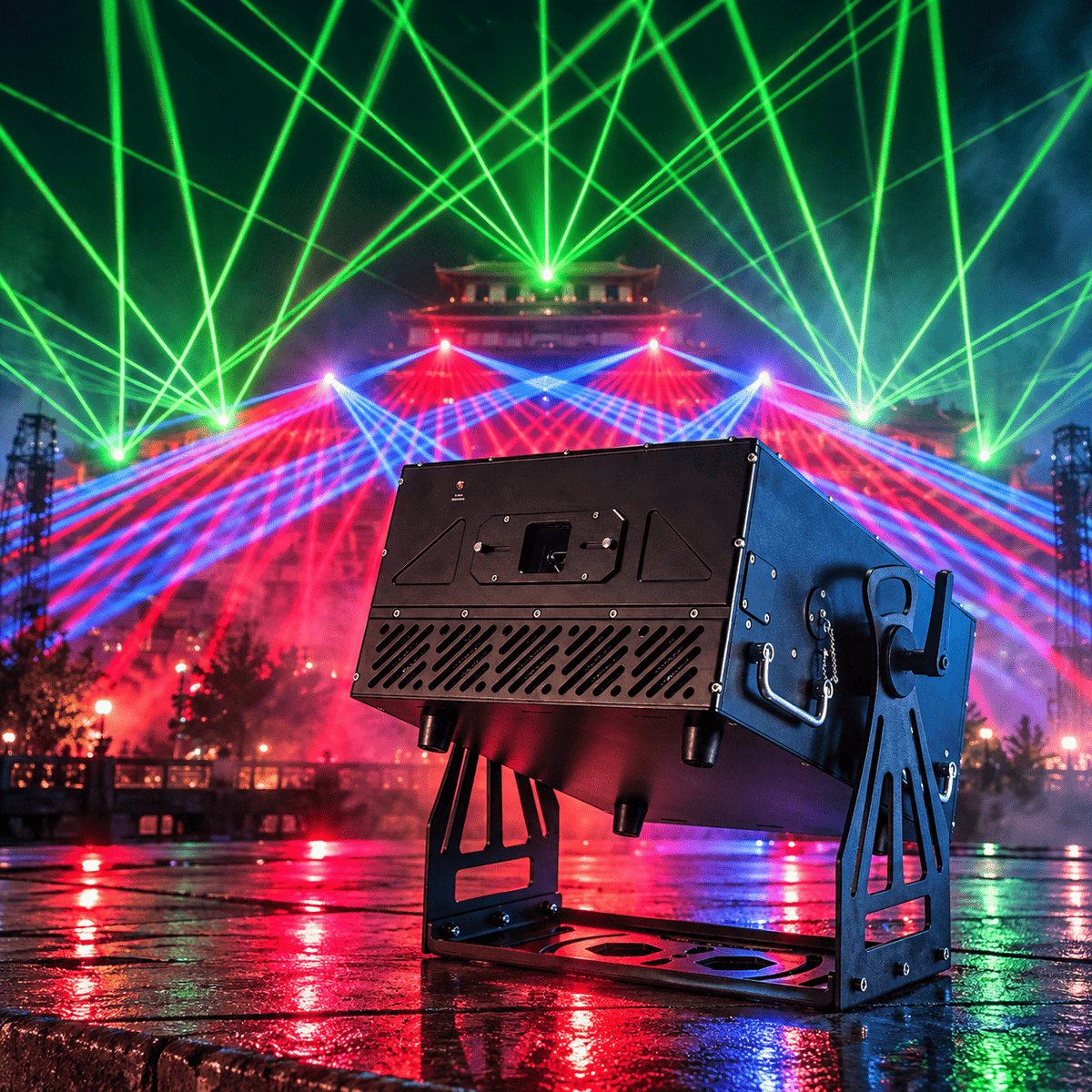 MY6 40W RGB Laser Projector IP65 for Outdoor Stage and Concert Light Shows