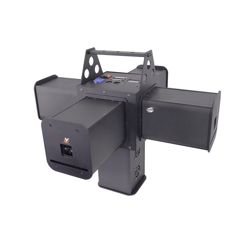 5W×5 Moving Head Laser Projector with Lifting Winch System Professional Laser Stage Lighting