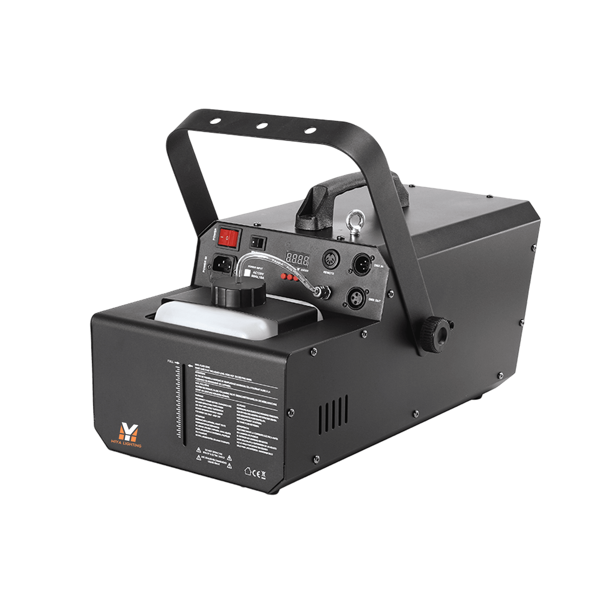 MIYA 1650W Snow Machine for Weddings Parties Holiday Events with Remote and Adjustable Snow Output