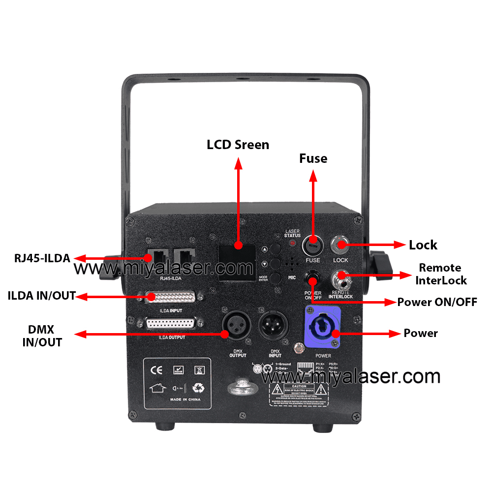 MIYA G1 RGB Animation Laser Light 10W App & DMX Control