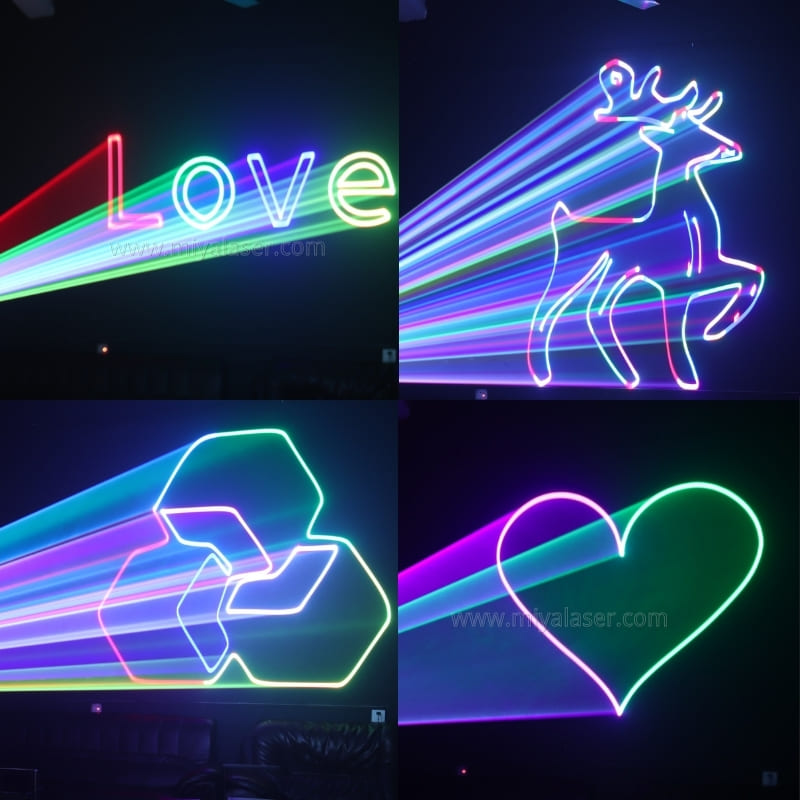 G1 10W Animation App Control Laser lights for wedding dance floor lights