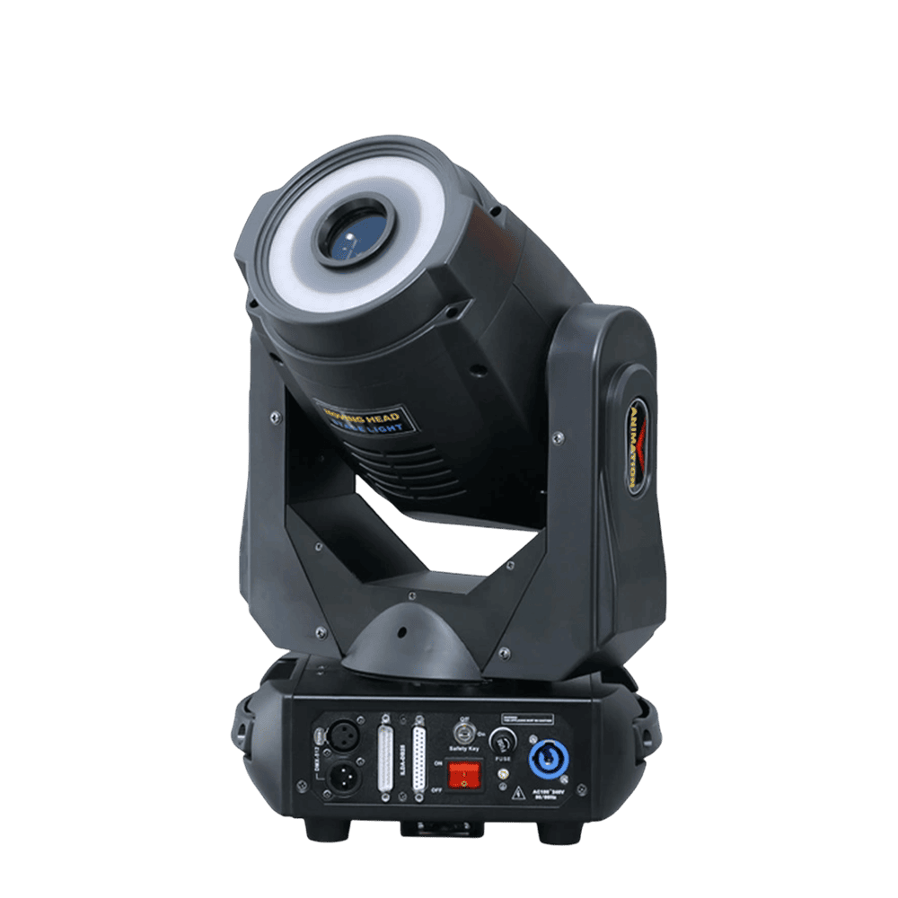 MFY 3W RGB Moving Head Laser Light Projector for DJ Club Concert Stage with 140 Patterns and DMX Control