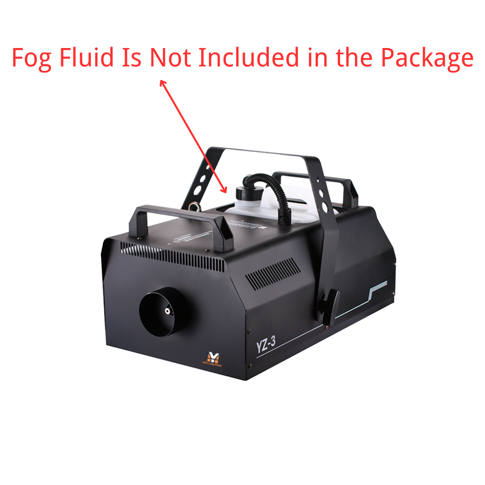 MIYA MYZ-3 3000W DMX Fog Machine 70,000 cu ft/min Large Stage Smoke Effects for DJs & Clubs