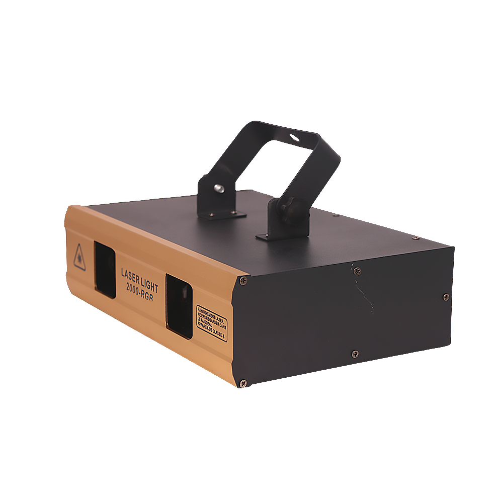 2W Voice Remote Dual Lens RGB Laser Animation Light for DJ Disco Stage Party