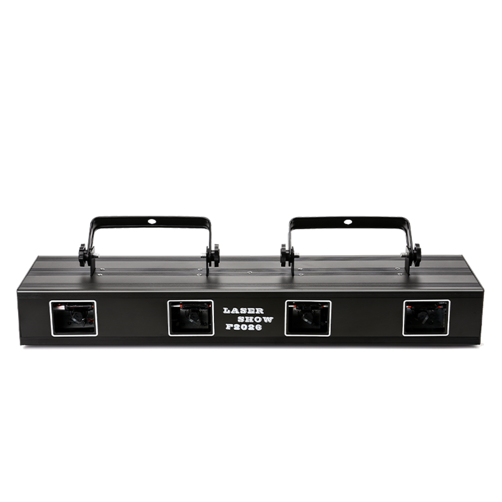 Mini DJ Lights 4 Beam Effects Sound Activated Laser Strobe Lights