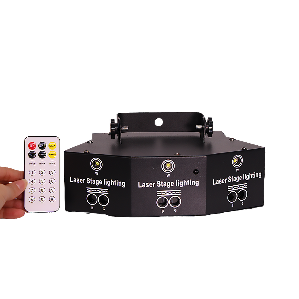 9 Eyes RGB Laser Projector dj party lights, DMX Strobe for DJ Disco & Stage Parties