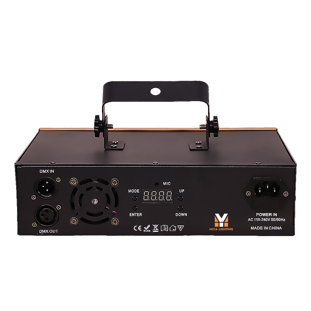 2W Voice Remote Dual Lens RGB Laser Animation Light for DJ Disco Stage Party