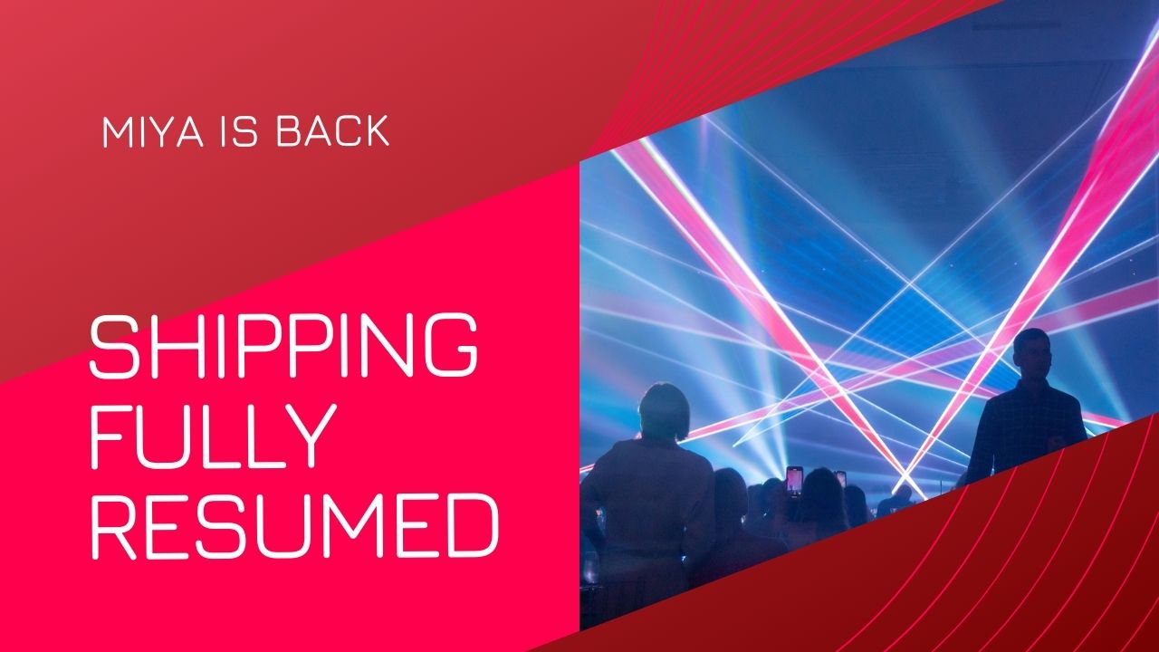 MIYA Is Back — Holiday Break Over, Shipping Fully Resumed