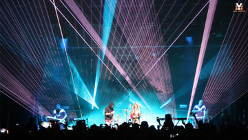 MIYA Moving Head Laser Light Guide for DJs Weddings Clubs and Stage Effects