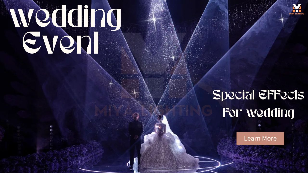 What Special Effects Equipment can be Used for Weddings?