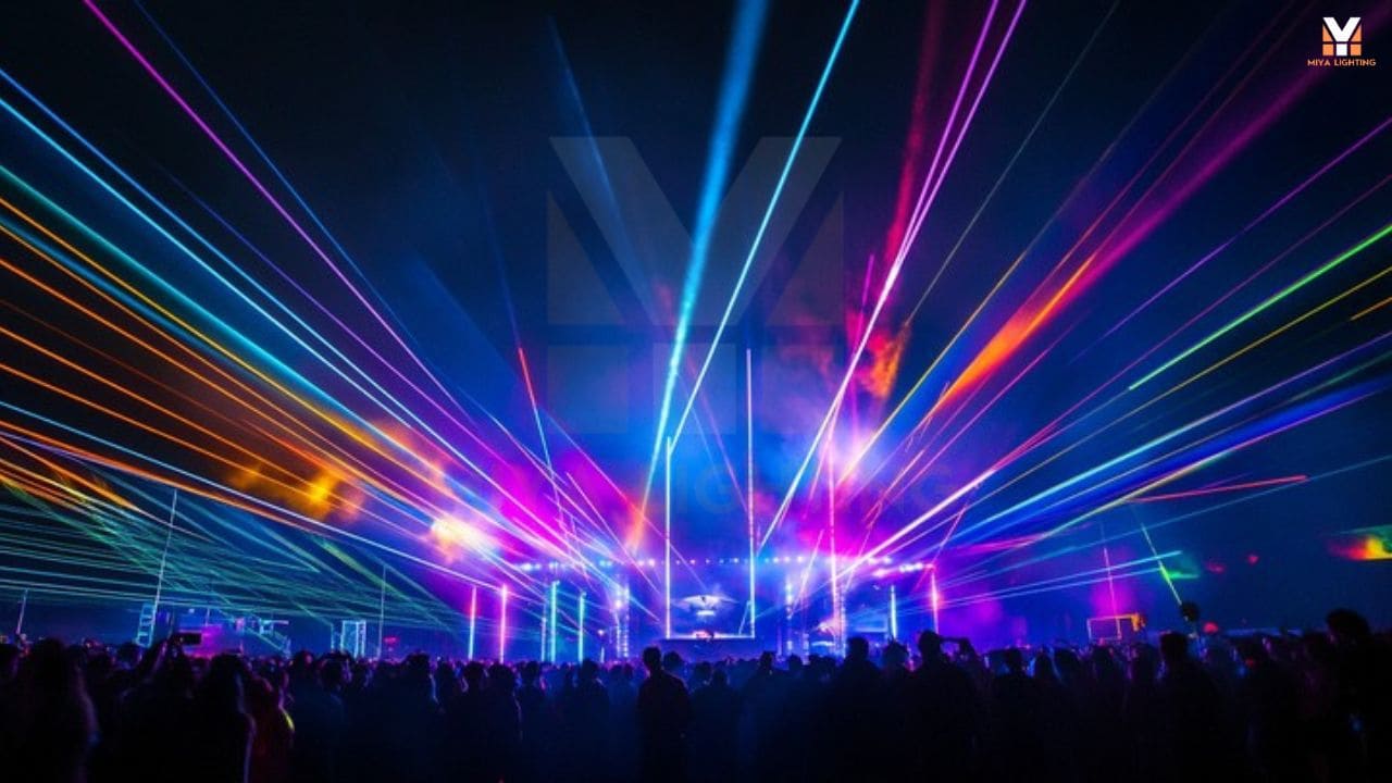 Laser Outdoor Lights MIYA M52 Sky Projector for Outdoor Shows