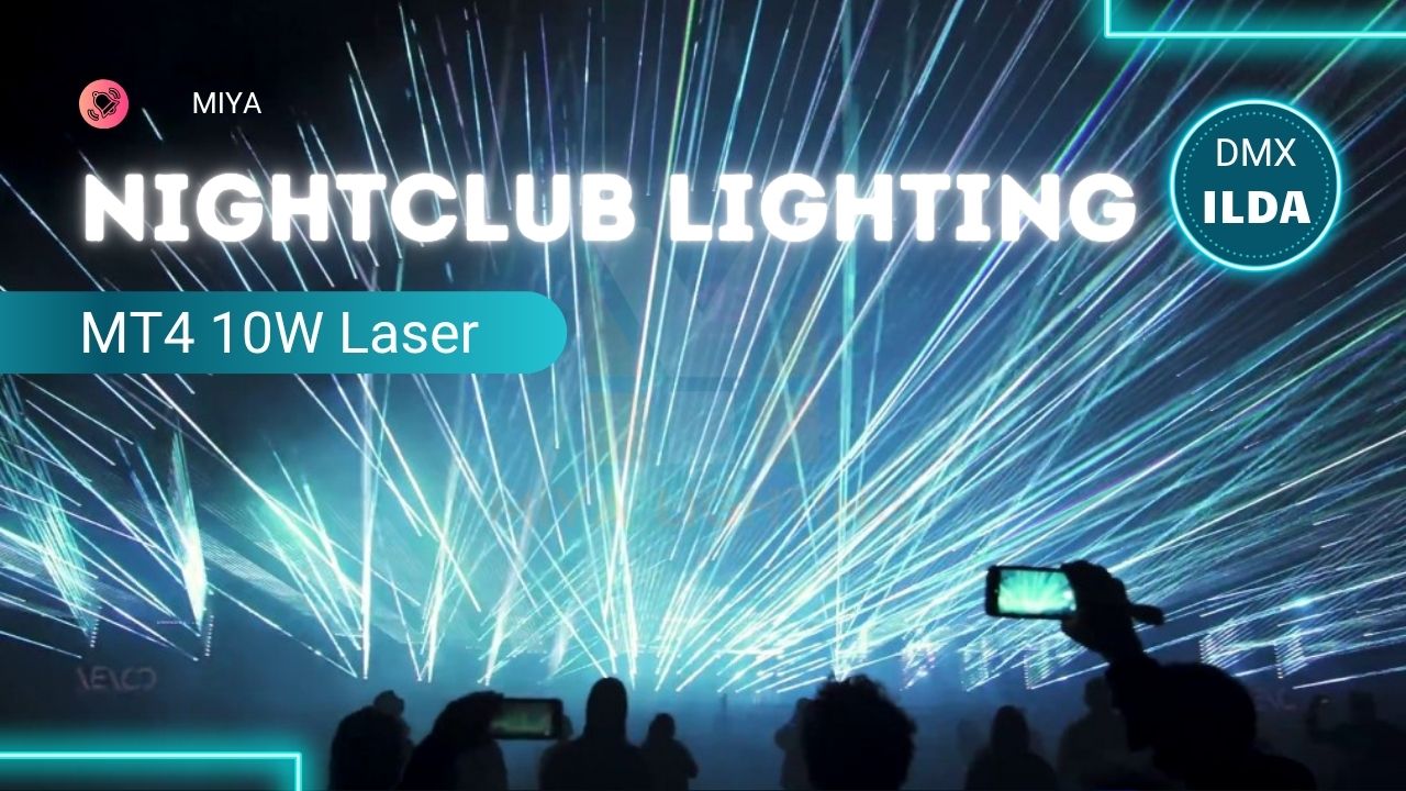 MIYA 10W DJ Laser Lights Transforming 2026 Nightclub Lighting Design