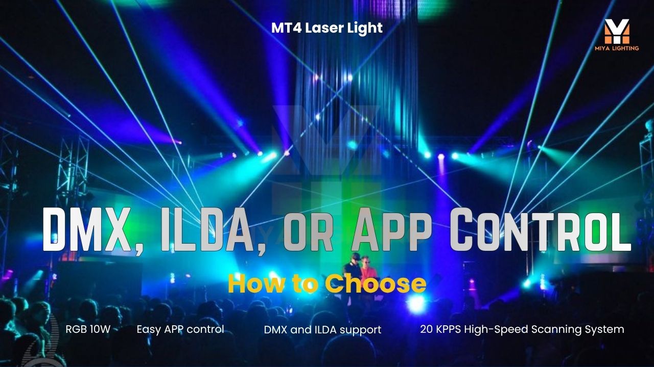 DMX, ILDA, or App Control? How to Choose the Right DJ Laser Mode