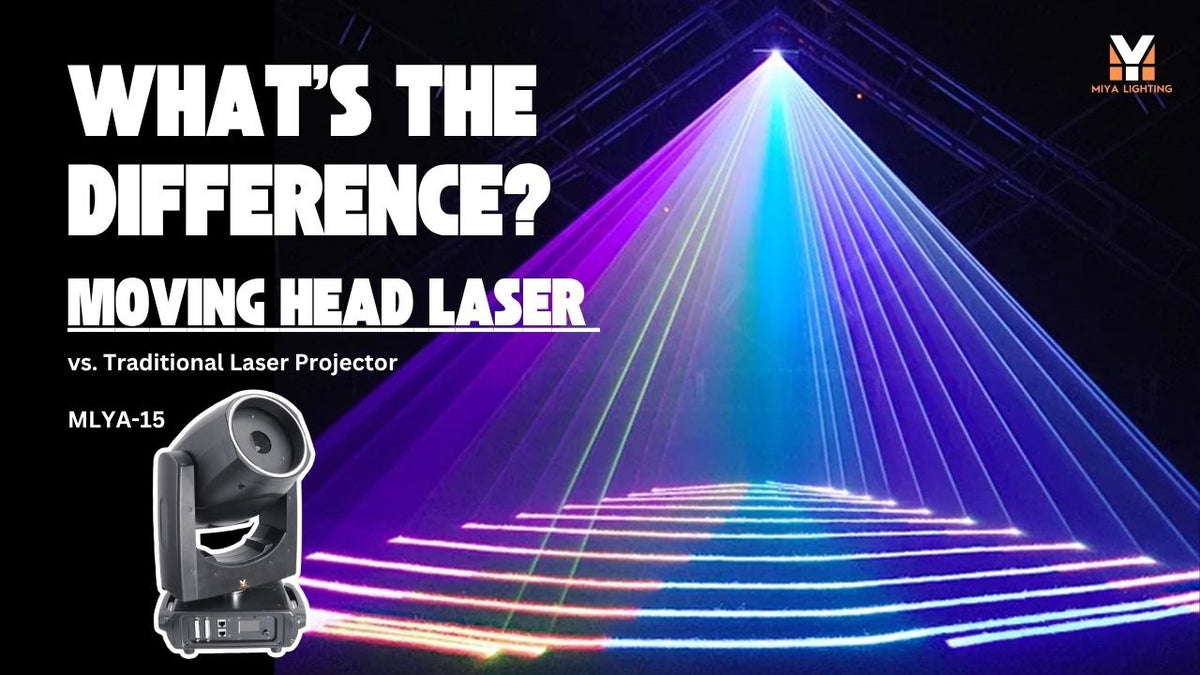 Moving Head Laser vs. Traditional Laser Projector: What’s the Difference?