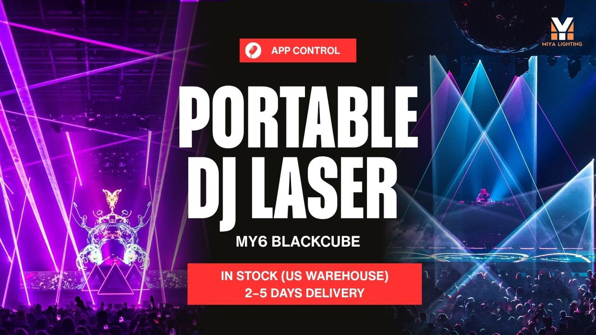 MIYA MY6 BlackCube: A Portable DJ Laser Built for Live Shows