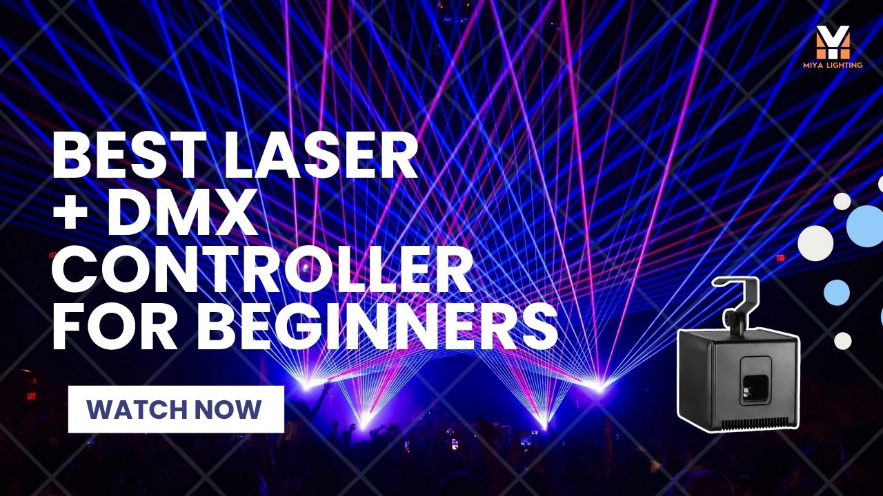 Best Laser + DMX Controller for Beginners: MIYA BlackCube + Wireless DMX Control Setup