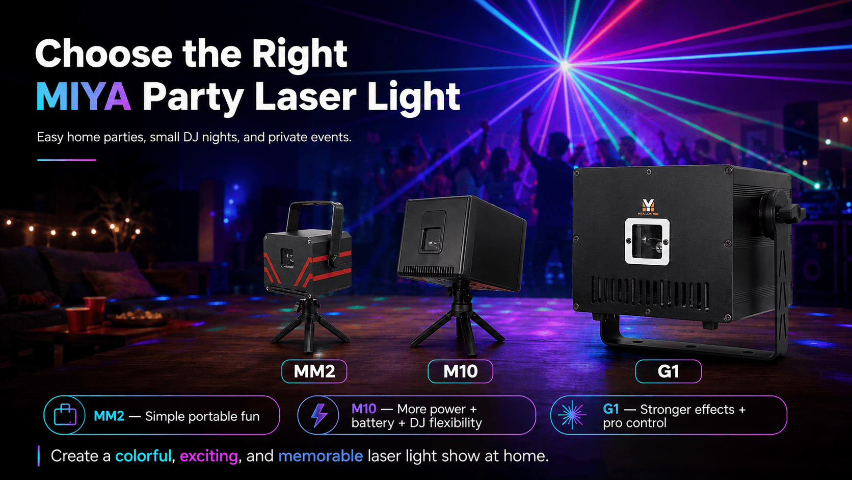 Best Party Laser Lights for Home Parties and Small DJ Events