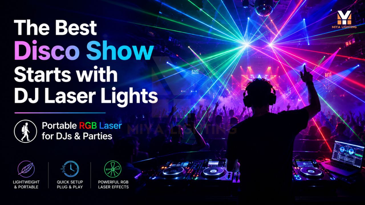 The Best Disco Show Starts with DJ Laser Lights