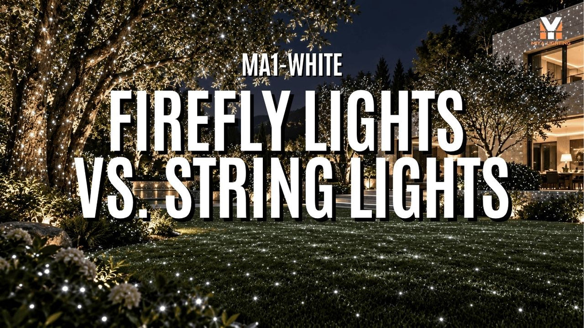 Firefly Lights vs. String Lights for Trees: Which Creates a Better Outdoor Effect?