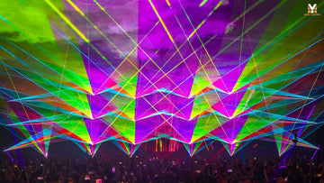 Stage Laser Lighting Technology and Color Light Guide for DJs Parties and Home Performers