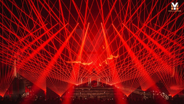 Concert Laser Light Show Solutions with MIYA M4500 and MY SF2 for Stage Events