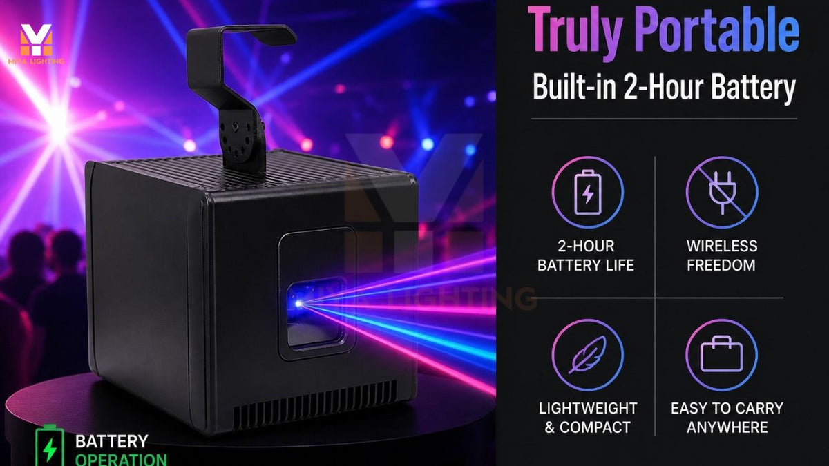 MIYA MY7-Pro: App-Controlled Laser Lights for Parties and DJ Sets