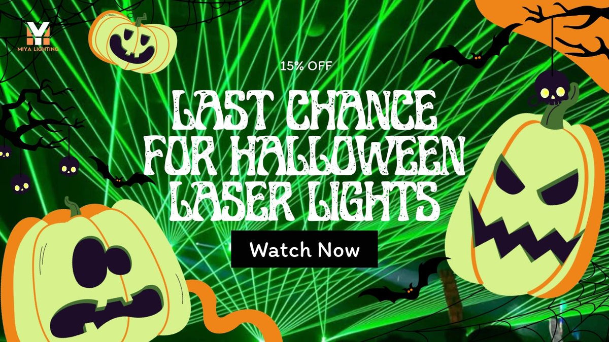 Last Chance for Halloween Laser Lights: Save 15% Before November 1