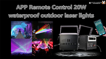 20W APP Controlled Waterproof DJ Lasers for Outdoor Events