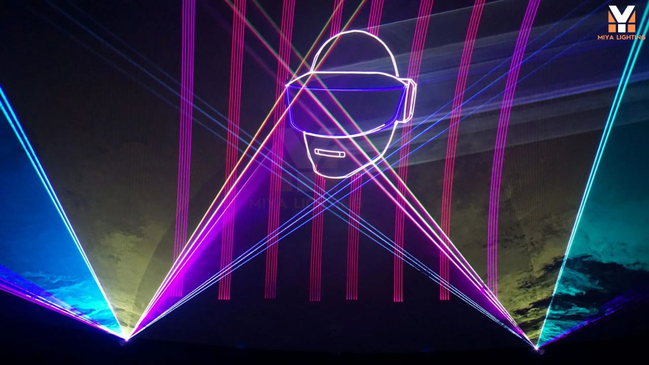 laser lights in the sky