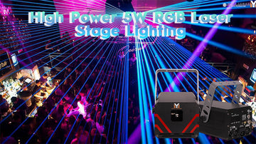 Elevate Your Event with High Power 5W RGB Laser Lights for Stunning Stage Lighting