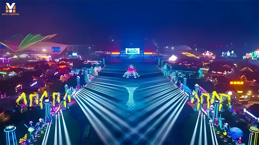 Transform Your Cityscape with Laser Lights and Outdoor Laser Beams for Stunning Water Shows