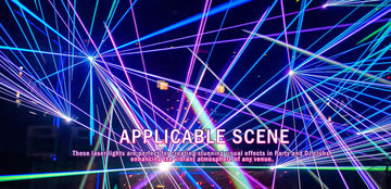 User-friendly DJ Laser Light with intuitive interface