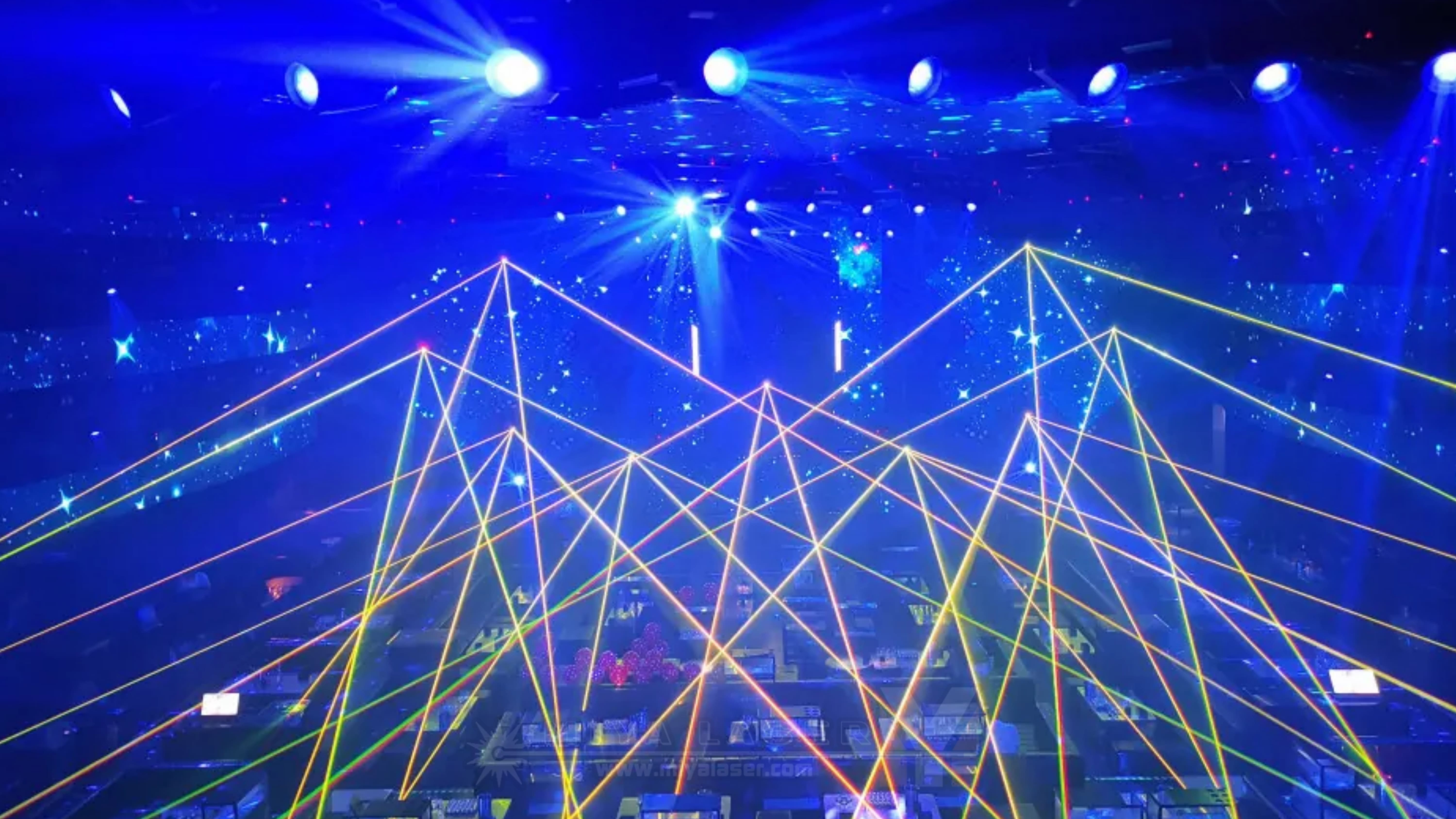 Professional 5W RGB Animation Laser Projector DMX ILDA for DJ Club Lig
