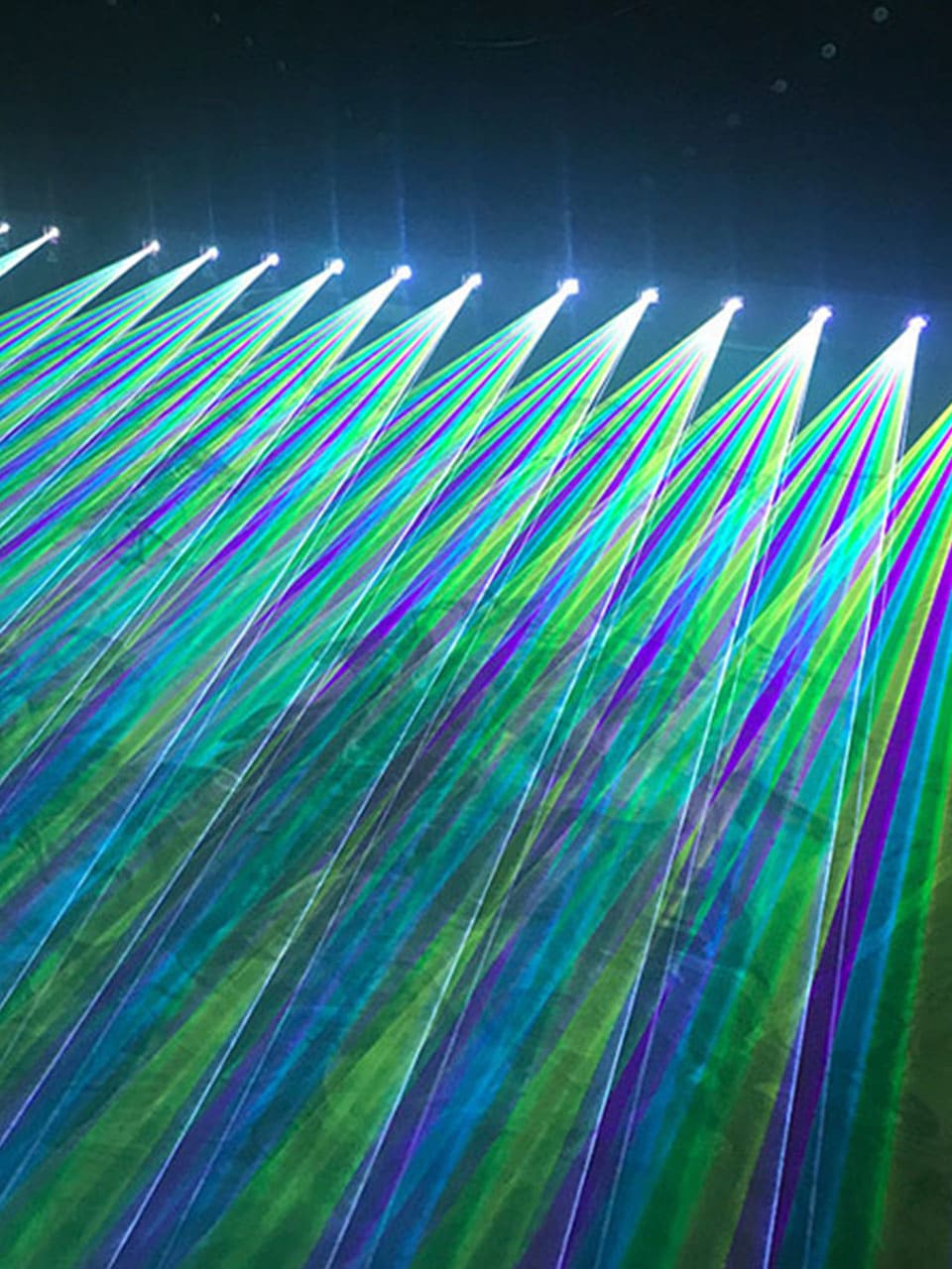 Six-Eye RGB Laser Array