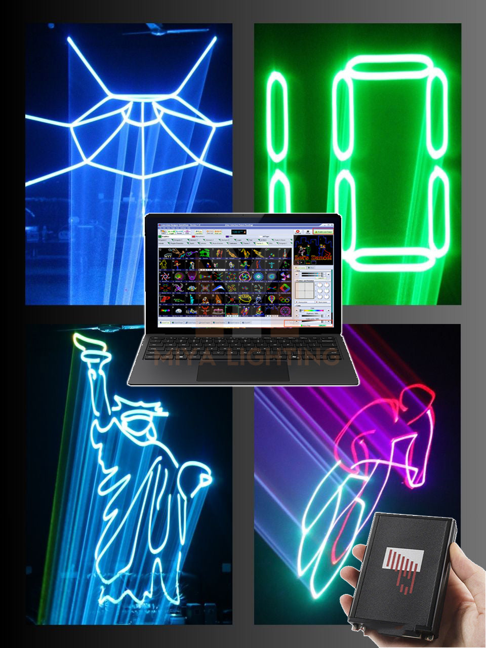 Waterproof 60W RGB Laser for Outdoor Performances