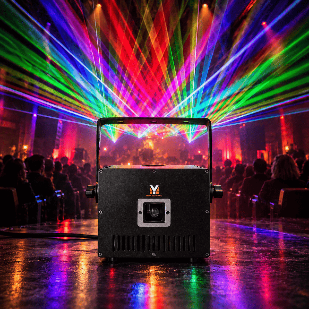 MIYA G1 RGB Animation Laser Light 10W App & DMX Control
