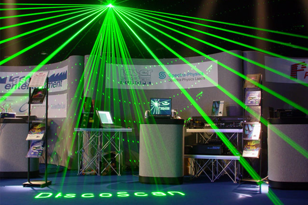 Professional Wide Angle Laser Light Lens 180° x 360° Output for Laser Show Projectors