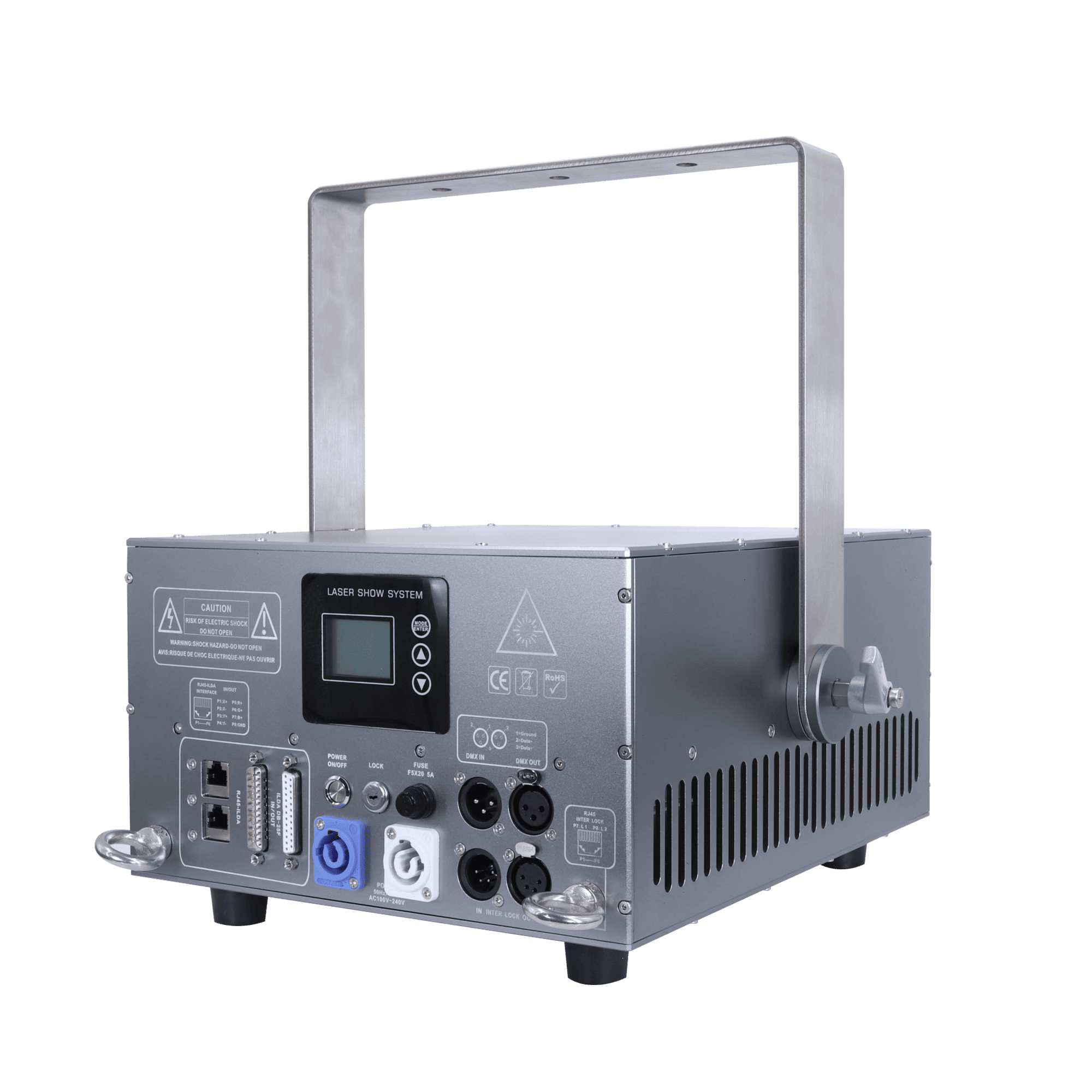 MY4-A 20W RGB Laser Projector with APP Control for Stage Event Lighting