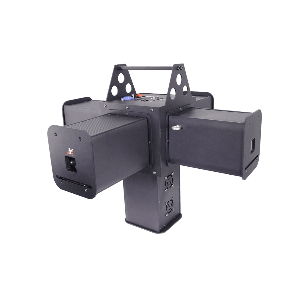 5W×5 Moving Head Laser Projector with Lifting Winch System Professional Laser Stage Lighting