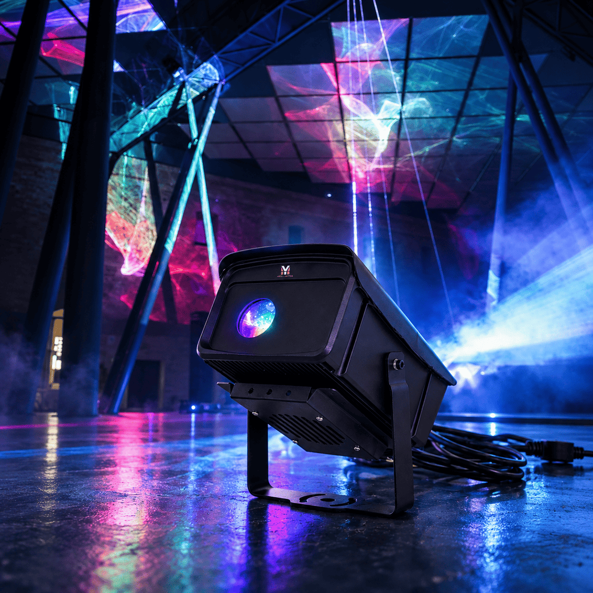 MIYA 5W RGB Waterproof Aurora Laser Light DMX DJ Stage Lighting Projector
